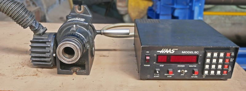 Haas #5C, Collet Indexer, w/ prog Control