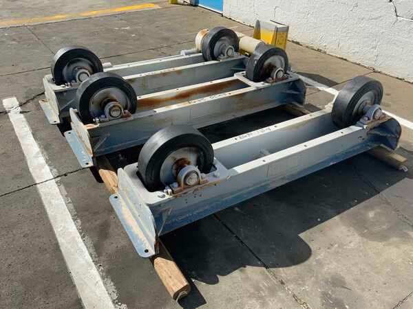 15 Ton, Webb #T-18-PWR-16, tank turning rolls, 30000 lb., 1 drive, 2 idler rolls, 1 HP, 2017