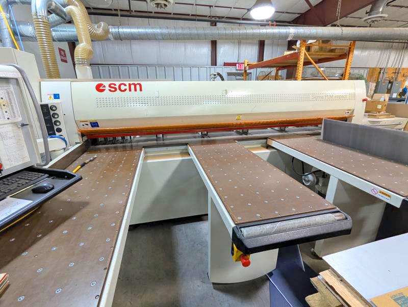 SCM #Sigma-Impact-105-PLM, front load panel saw, 19' x23' table, 2800 ...