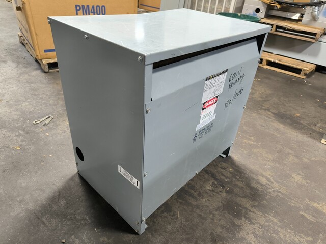 75 KVA 600-208Y Primary, 120 Secondary Square D 75T8H, Sorgel Transformer, 72-208 Amp, Type 2 Encl