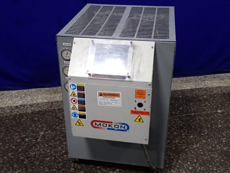 Mokon #WC4201H1, Chiller, R-134A, 65°F max Temp., 1.4 HP Compressor, 0.75 HP Motor, 460 V
