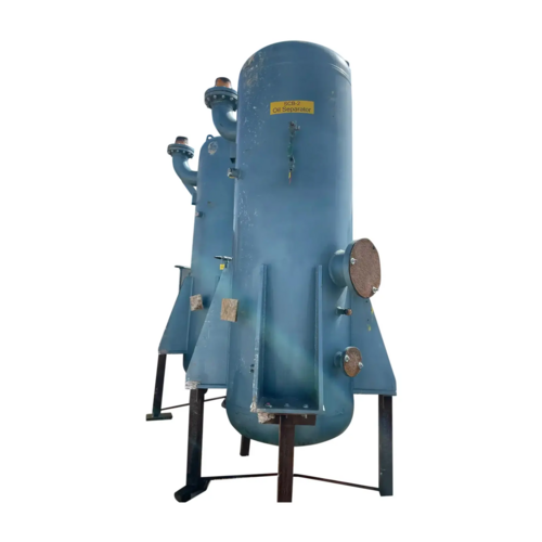 635 Gallon, Frick, Vertical Ammonia Oil Separator, 40" diameter x 40" L x 90" H tank, 300 psi @ 200&deg;F, 1996