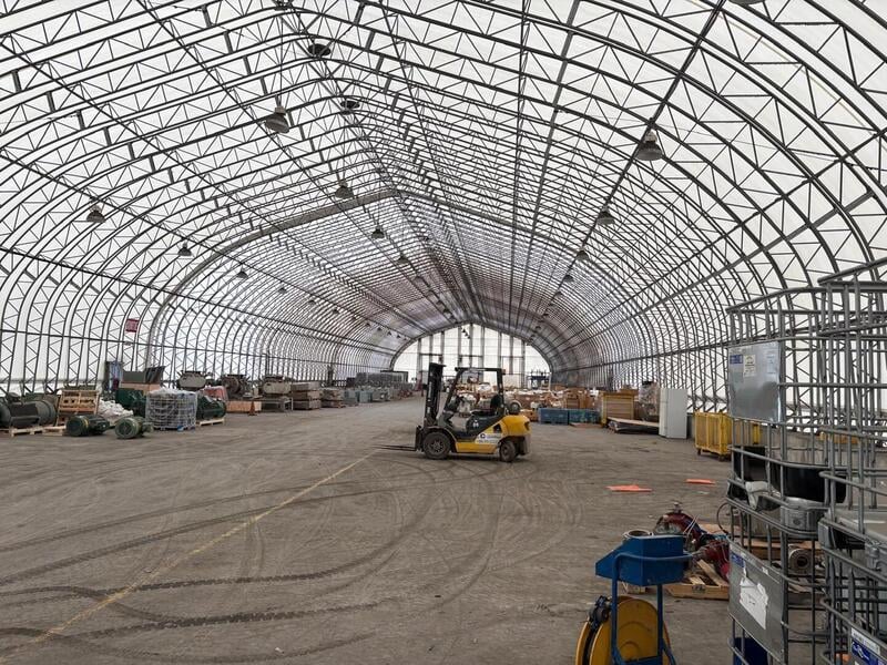 314' x 80' x 45' Megadome, modular building, 2007