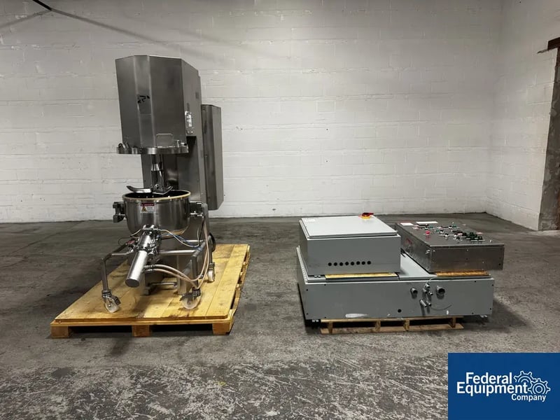 75 Liter Collette #GRAL75, High Shear Granulator, Stainless Steel, 460 V., 1993