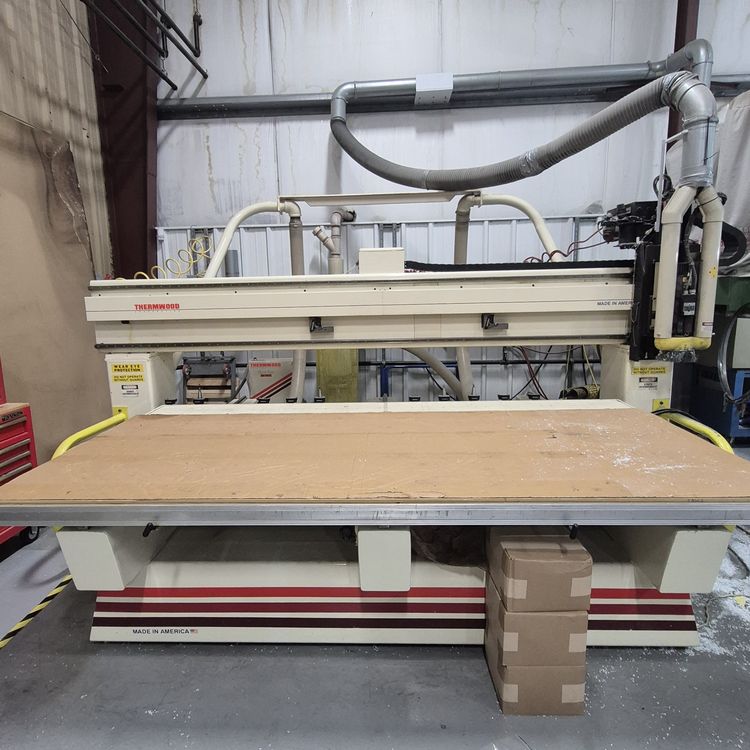 Thermwood #CS42, CNC router with vacuum pump, 5' x 10' table, 24000 RPM, Super Control, 2000