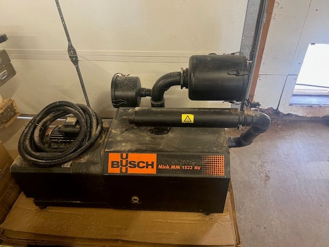 Busch #Mink-MM-1322-A-V08, Dry Claw Vacuum Pump, 3000/3600 RPM,