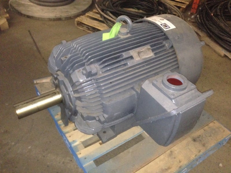 200 HP 1786 RPM Teco, Frame 447TZ, TEFC, RB, surplus, 460 Volts