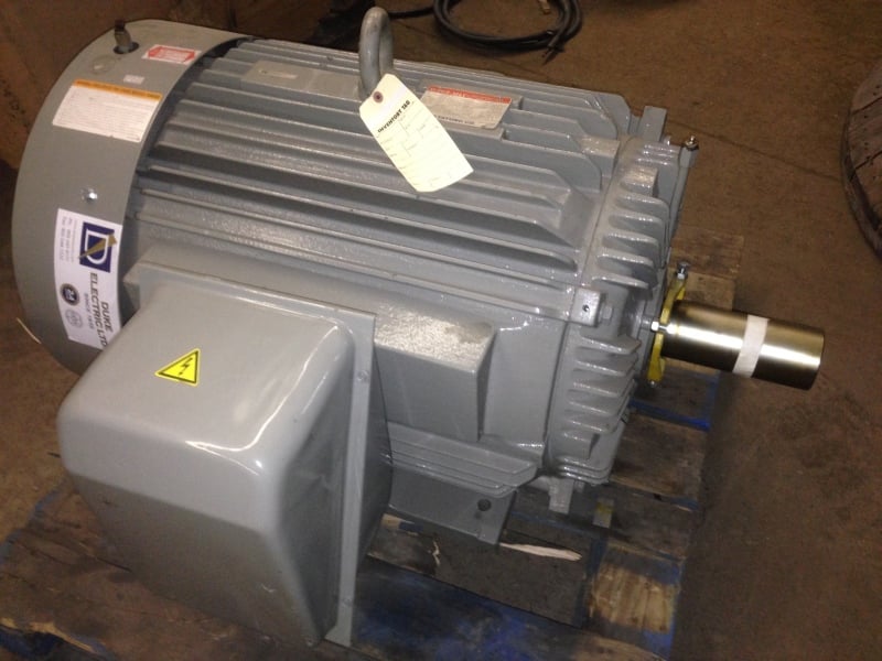 100 HP 1180 RPM Tatung, Frame 444T, TEFC, BB, new surplus, 460 Volts