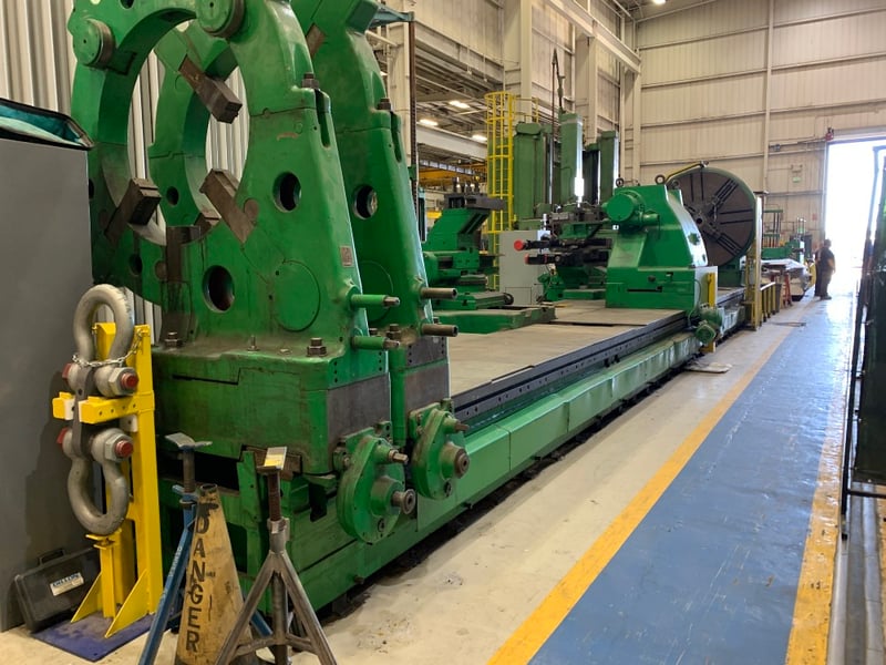 78" x 408" Skoda Lathe, 76" chuck