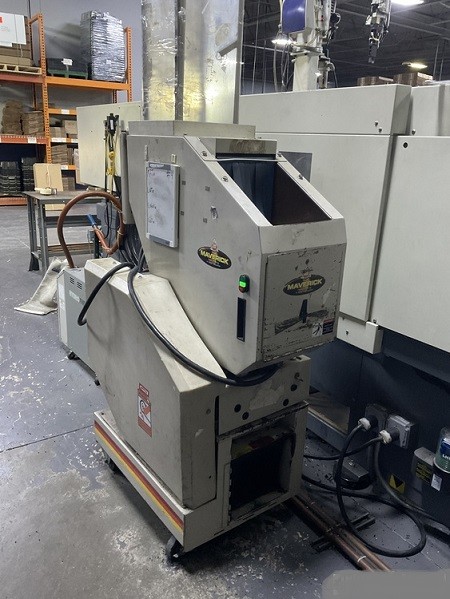 8" x 10" Ball & Jewell #MVP810, Granulator, top feed with homemade plexigals chute, 5 HP