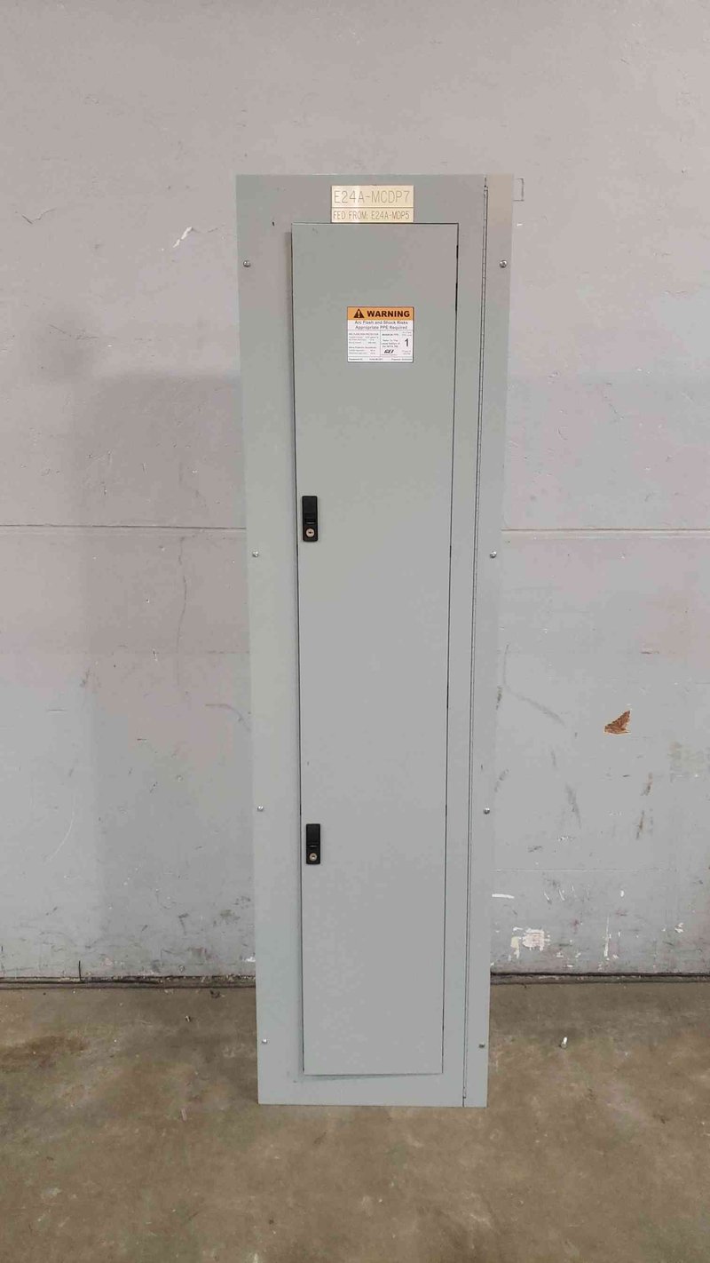 400 Amp. General Electric, A-Series, Panelboard, 480 Volts, Main & 7 Hi-Break breakers, AS IS