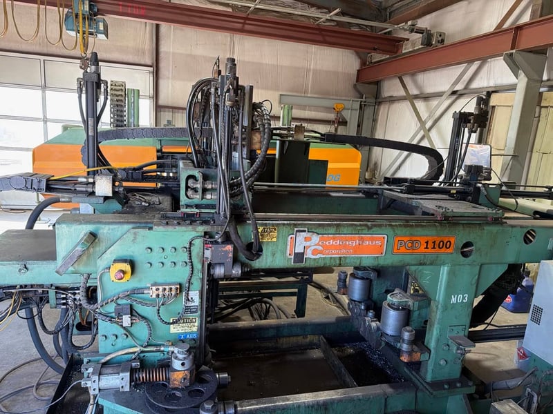 Peddinghaus #PCD-1100, CNC Beam Drill, 850 RPM, 1-9/16" diameter, 13.5 HP, 130 FPM, 2007