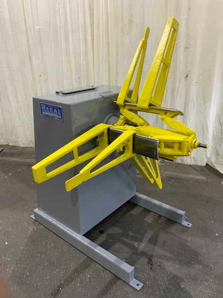 4000 lb. Regal #4000-12-SRNP-SDB, coil reel, 12" width, 48" outside dimensions, 12"-22" ID, 6 keepers, drag