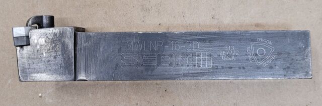 Seco #MWLNL-16-3D, indexable turning tool holder