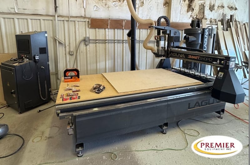 Laguna #SmartShop-II-4x8, CNC router, Syntec Control, 12 HP, 24000 RPM, 8 pos ATC, 2022