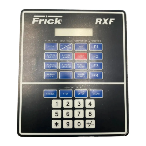 Frick #640D0010H01, RXF Keypad Front Panel