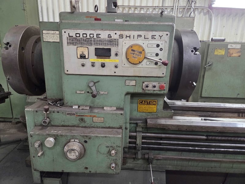 36" x 288" Lodge & Shipley #2XE-3220, heavy duty engine lathe, 13.5" spindle bore, 40 HP