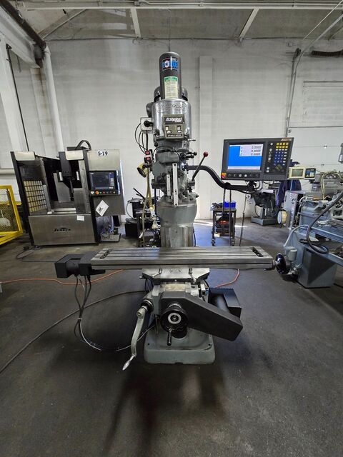 Bridgeport, Hardinge #Series-I, CNC vertical mill, 9" x48" tbl., 2 HP, 35" X, 12" Y, 5" Z, 60-4200 RPM, R-8