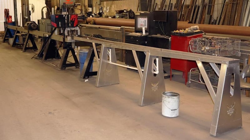 Bend-Tech #Dragon-A400, tube plasma, 85 amp Hypertherm plasma, thru spindle coolant, 2019