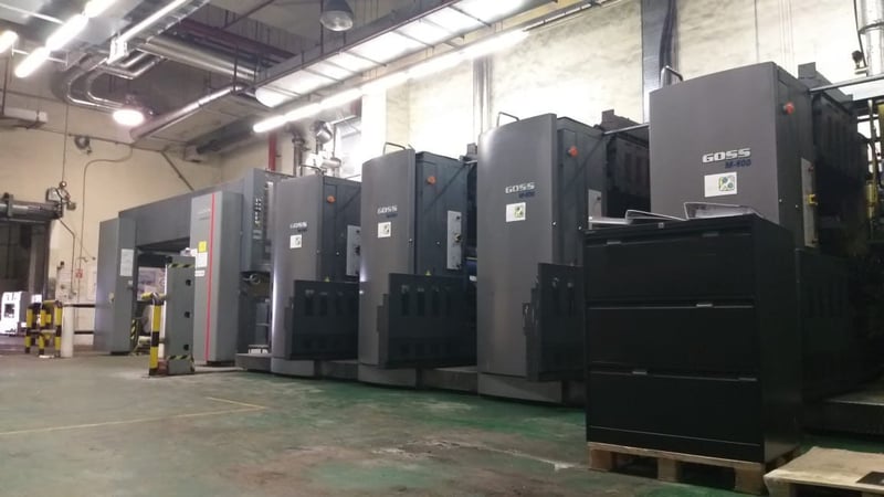 Goss & Deleeuw M600 Heatset Web Press -; Multiple Units & Configurations Available