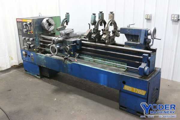 17" x 60" Nardini #ND-1760, engine lathe, 10.625" swing over cross slide, inch/metric threads, #4MT, 1995