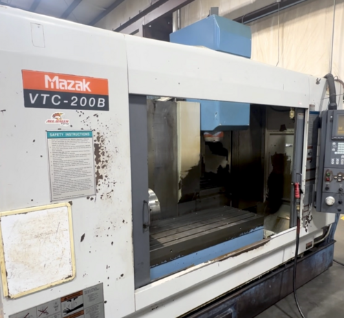Mazak #VTC-200B, CNC Vertical Machining Center, 4-Axis, 44