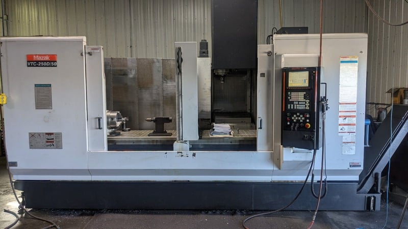 Mazak #VTC-250/50, CNC Vertical Machining Center, 4-Axis, 60