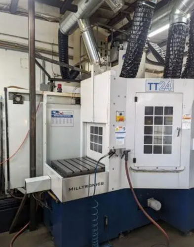 Milltronics #TT24, CNC Vertical Machining Center, 3-Axis, 23" X, 25" Y, 20" Z, 22" x 26" Table, 24 HP, 10000