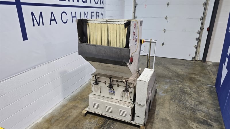 12" x 30" MPG #GP-1230HB, granulator, 20 HP, 3 knife open rotor, 2 bed knives, 59" infeed height