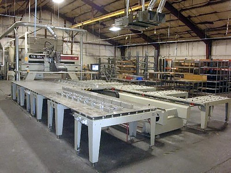 Komo #Fusion-524, CNC router, 15 ATC, 288" X, 60" Y, 12" Z, 3-Axis, Fanuc I, 2007