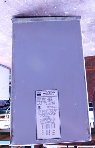 5 KVA 240/480 Primary, 120/240 Secondary, Emerson Sola Hevi Duty transformer HS5F5AS
