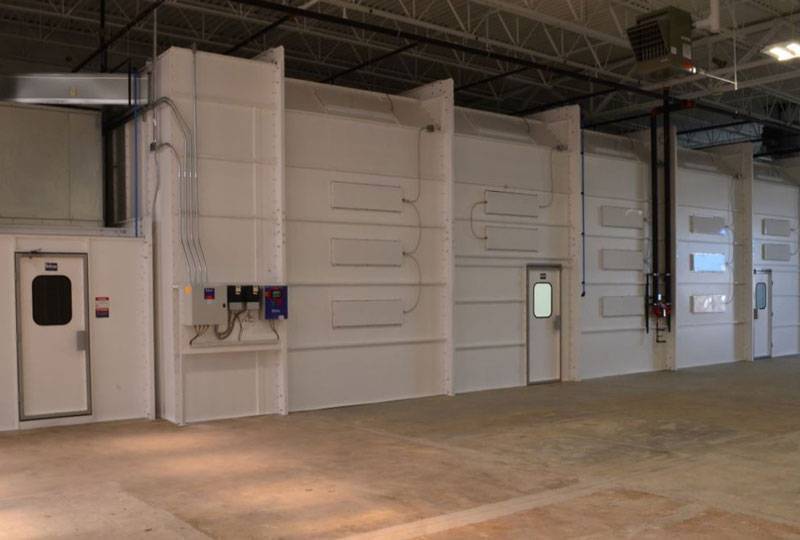 Rohner, Crossdraft Paint Booth, 20 x 20 Industry Standard Filters, 100 FPM