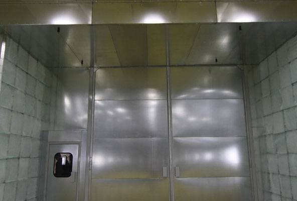 Rohner, Modified Crossdraft Paint Booth, 20 x 20 Industry Standard Filters, 100 FPM