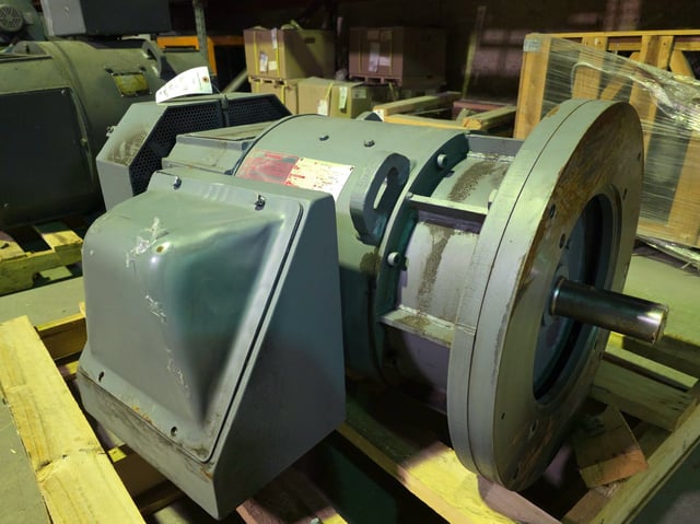 30 HP 1800 RPM General Electric, Frame 366APY, TEFC BB, 120 VA, 120 VF, New Surplus