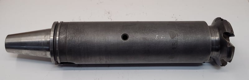 Ingersoll, CAT50 BP50P15SA340 shell mill holder w/ Sandvik Face Mill