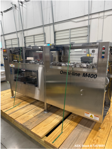 Pace #M400, omni-line bulk bottle unsc, 20-400 BPM, w/ feeder, 48" sorting bowl, 220 V.