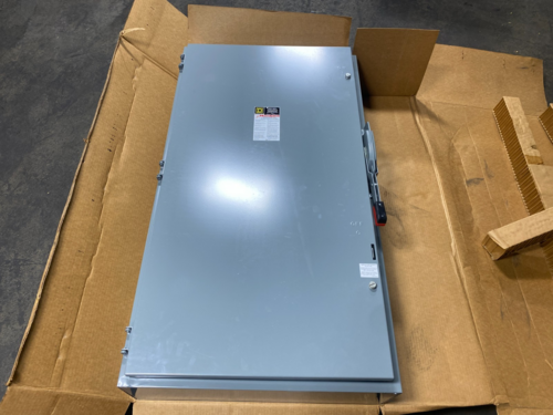 400 Amp. Square D #H365, Heavy Duty Disconnect Switch, 600VAC/DC, 3P, 3PH, 3W, Nema Type 1, unused