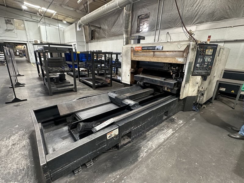 Mazak #Super-Turbo-X48-MK-II, Co2 laser, 4000 watt, 4' x 8', Mazatrol L32B Control, 2004