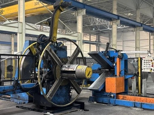 3.5" Oto Mills, Rafted Tube Mill Line w/ Mair Packaging Line, 6mm wall thickness, 10 ton Double End Mandrel
