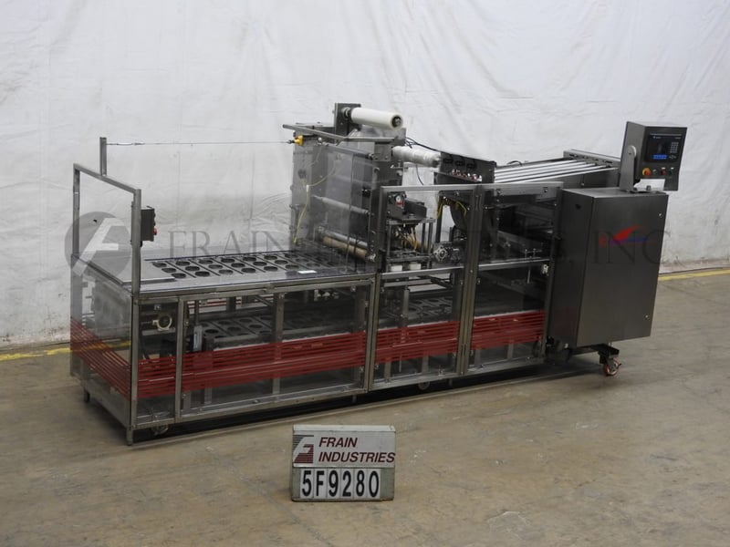 Osgood #3600-E-L, 3 lane, inline, Stainless Steel, cup filler, heat sealer, lidder, 30-180 cups per minute