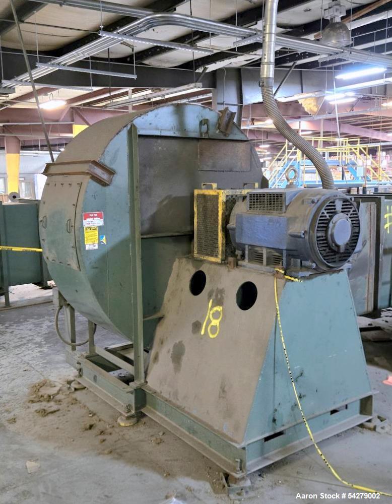 New York Blower #Class-4, PLR Wheel Industrial Fan, 200 HP Leeson Motor, 1786 RPM, 460 Volt, 3PH, 2016