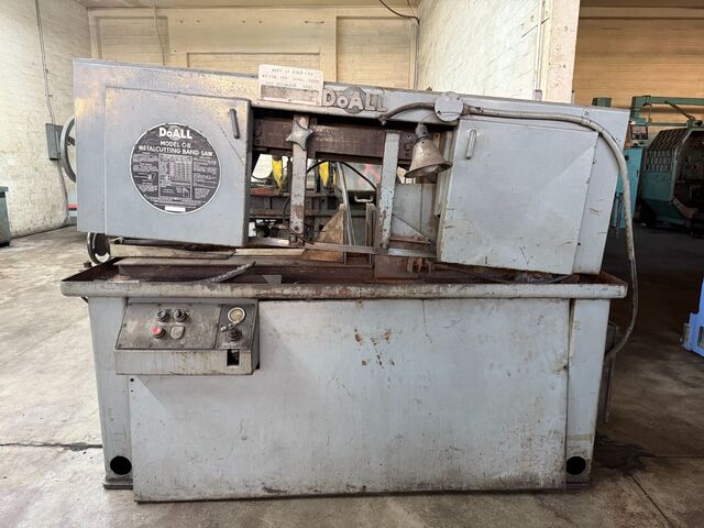 12" x 12" DoAll #C-8, horizontal band saw, 160" x 1" blade, 65-250 FPM