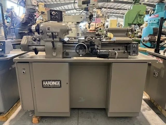 11" x 18" Hardinge #HLV-H-EM, super precision tool room lathe, 1-1/4" hole, inch/metric, 1997