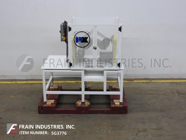 1.6 cu.ft. Patterson, Stainless Steel twin shell mixer, enclosed inside safety cage guarding