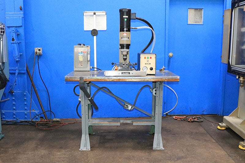 Taumel #T-251-8845, riviter, .250" capacity, 1-1/4" stroke, 4.1" throat, easy height adj., 2015