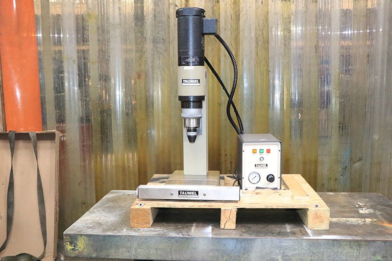 Taumel #T-251-8728, riviter, .250" capacity, 1-1/4" stroke, 4.1" throat, easy height adj., 2012