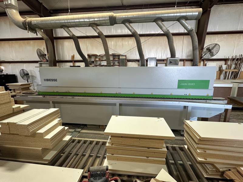 Biesse #Jade-240, edgebander w/ pre-mill & corner rounding, 2022