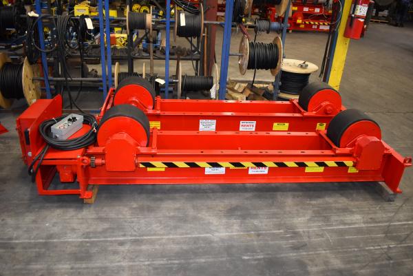 20 Ton, WeldWire #WWRD-20ST / WWRI-20ST, turning rolls, 40000 lb., hand pendant controller