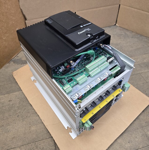 Allen-Bradley #20P41AD129RA0NNN, PowerFlex DC Drive, 129 Amp. 480 VAC, 3Ph, 75 HP, IP20, AS IS