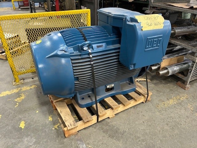 600 HP 1800 RPM WEG, Frame 586T/587T, TEFC, 460 Volts (F1) For Sale ...